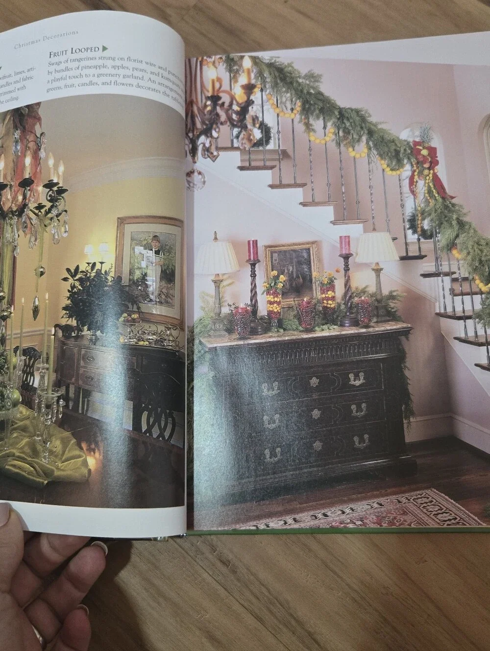 Christmas Southern Living 2003 Hardcover Holiday Decorating & Recipes Cookbook